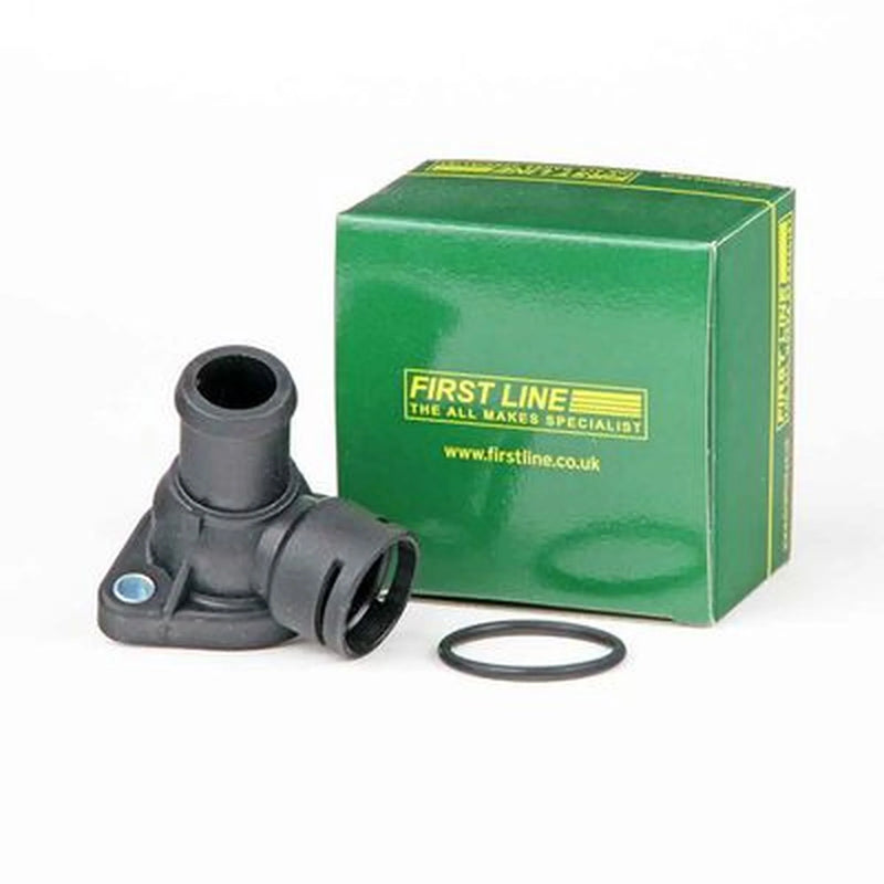 First Line Coolant Flange Housing Connector fits Audi 80 B3 1986-1991 1.6 1.9