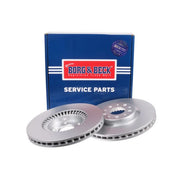 Borg & Beck Front & Rear Brake Discs & Pads fits Fiat Tipo 2015-2020 1.4 1.6