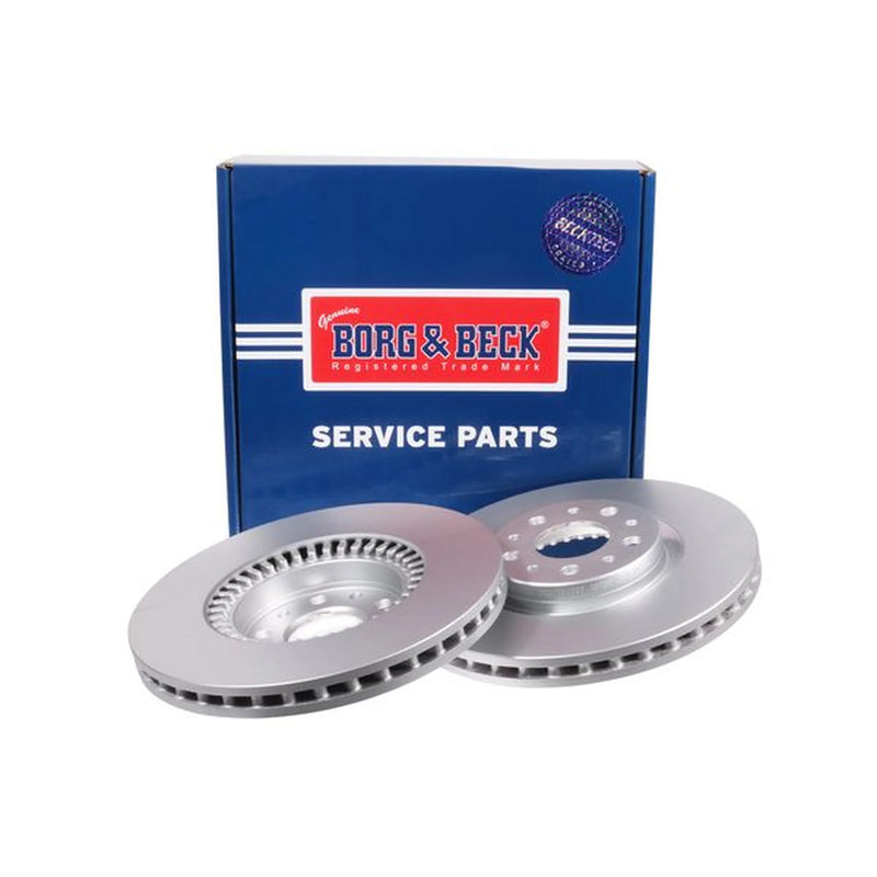 Borg & Beck Front & Rear Brake Discs & Pads fits Fiat Tipo 2015-2020 1.4 1.6