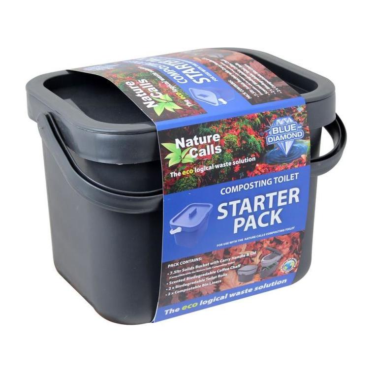 Blue Diamond Composting Toilet Starter Pack Set Blue Diamond - Dynamic Drive