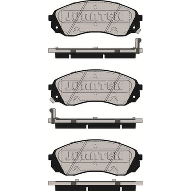 Juratek Front Brake Pad Set fits Hyundai I800 Travel 2008 on 2.5