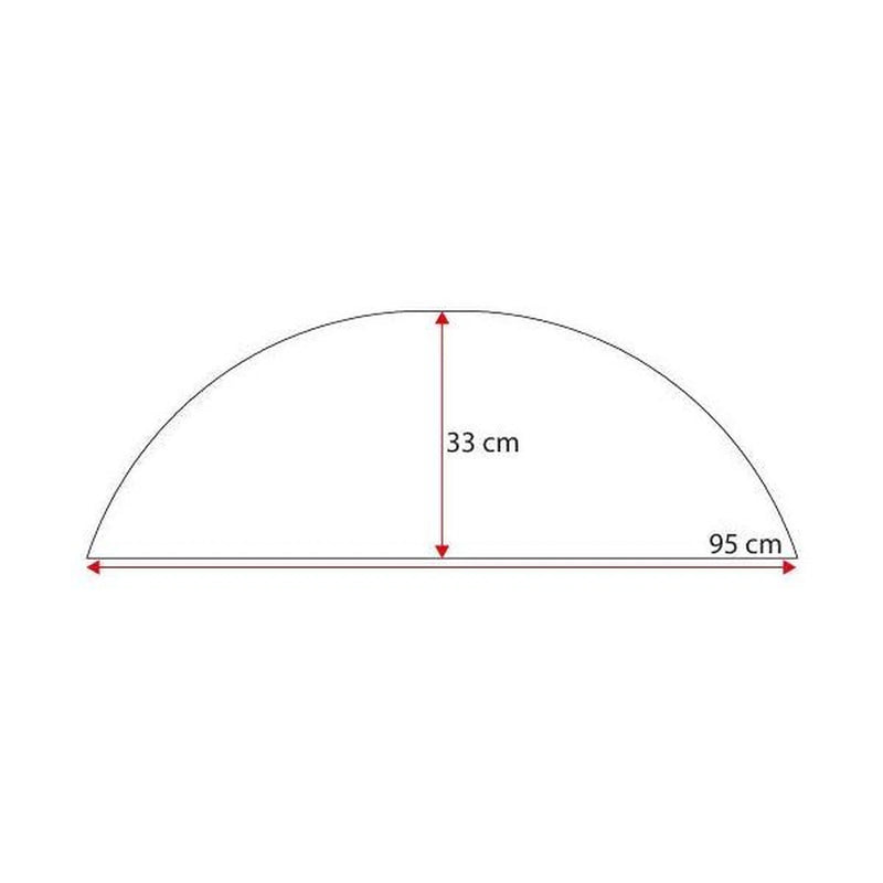 Isabella Wheel arch cover. Single Bailey Alutech 2015 - 481004106