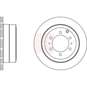 Apec 2 x Vented Brake Discs fits Toyota Land Cruiser 80 1990-1997 4.2 4.5