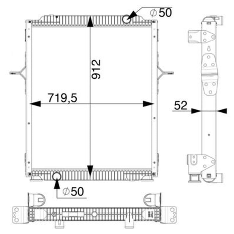 Mahle Engine Radiator CR 166 000P