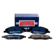 Borg & Beck Front Brake Vented Discs & Pads fits Nissan Cube 2003-2008 1.4 1.5