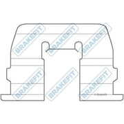 Apec Brake Pad Accessory Fitting Kit Front BKT1293