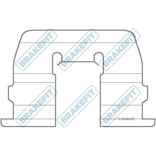 Apec Brake Pad Accessory Fitting Kit Front fits Hyundai Amica 1998-2003 1.0