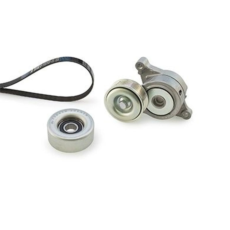 Gates V-Ribbed Belt Set fits Mazda 3 2003-2009 1.3 1.6