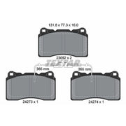 Textar Front Brake Pad Set 2427301