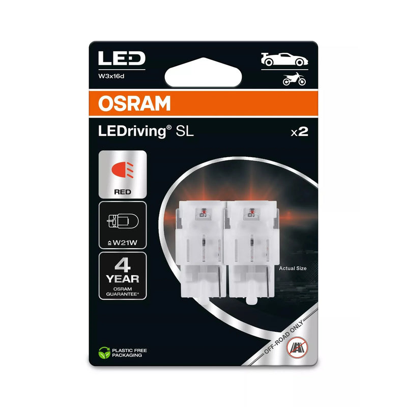 Osram 7505DRP-2BL 14W 12V W3X16D Bulb