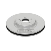Juratek Front Brake Vented Discs & Pads fits Subaru Forester 2013 on 2.0