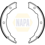 NAPA Parking Brake Shoe Set fits Peugeot 406 1995-2004 1.6 1.8 1.9 2.0 2.1 2.2