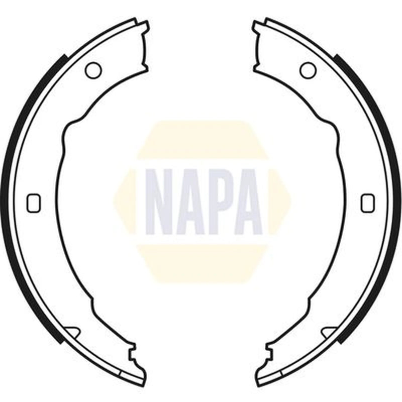 NAPA Parking Brake Shoe Set NBS5008