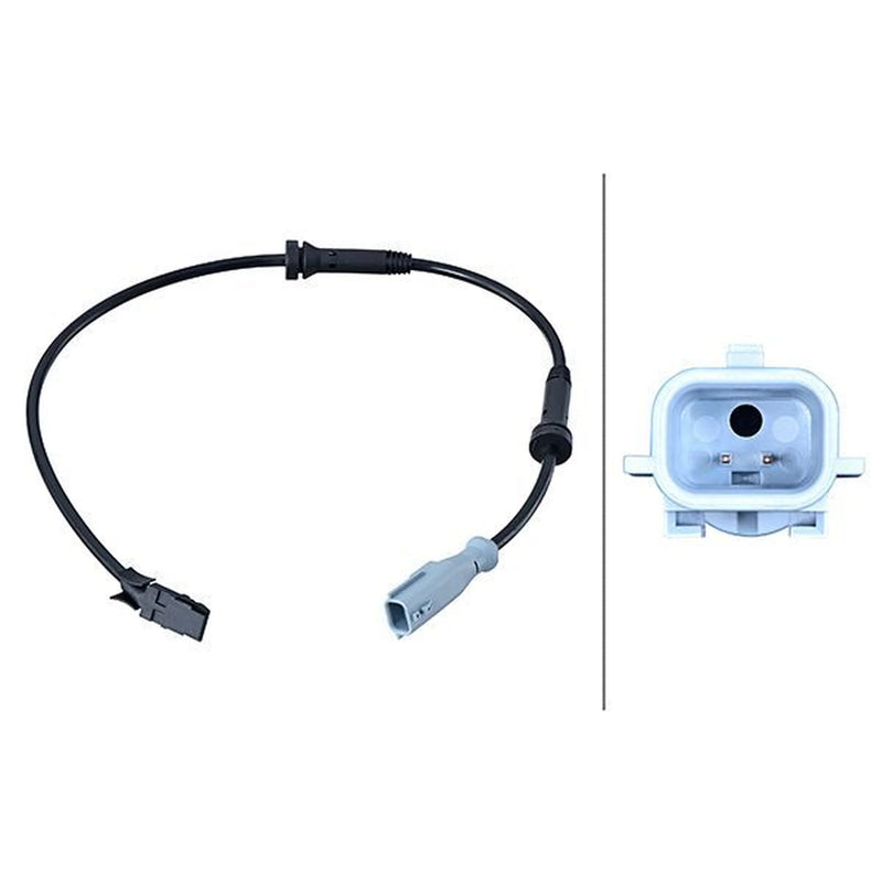 Hella ABS Wheel Speed Sensor Rear Left fits Mercedes-Benz Citan Dualiner