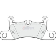 Fahren Rear Brake Pad Set FBP3689