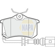 NAPA Rear Brake Solid Discs & Pads fits VW Caddy III Box Body/Mpv 2004-2010 2.0