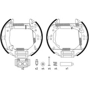 Mintex Brake Shoe Set Axle Kit fits Hyundai Amica / Atoz 1998-2010 1.0 1.1