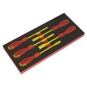 Premier Insulated Nut Driver Set with Tool Tray 5pc - VDE Approved Sealey Premier - Dynamic Drive