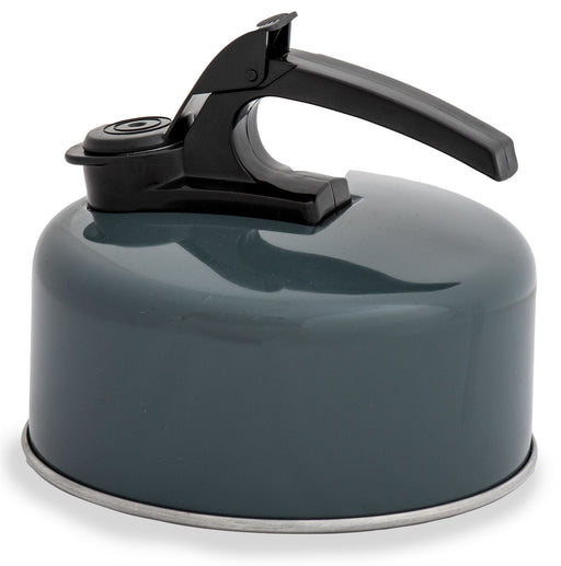 Olton slate aluminium base whistling kettle (2L) K0055SL Quest - Dynamic Drive