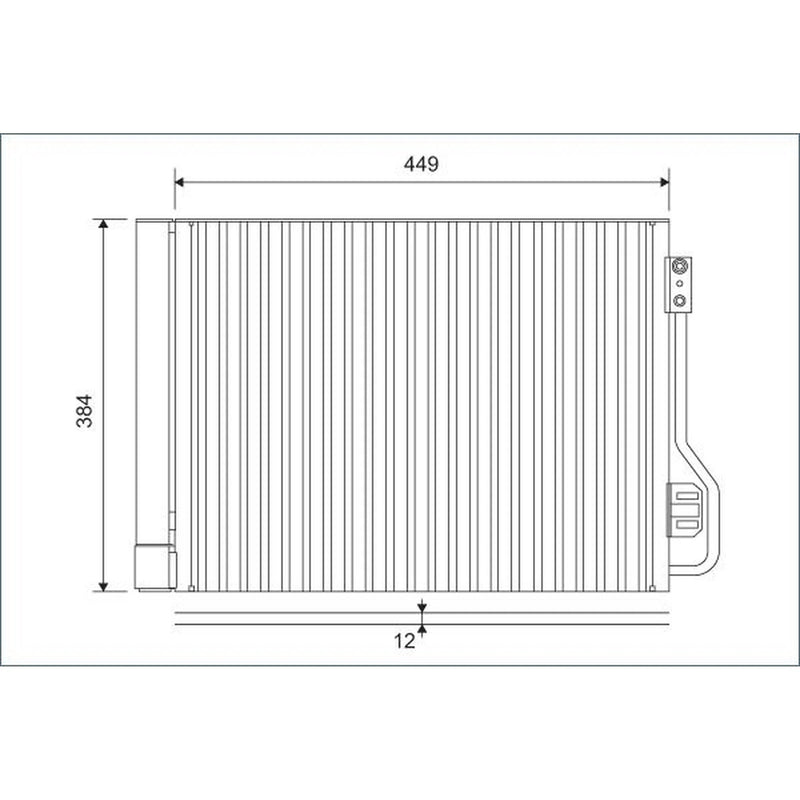 Valeo Air Conditioning Condenser 812882