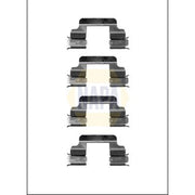 NAPA Brake Pad Accessory Fitting Kit Front fits Citroën C8 2002-2009 2.0 2.2