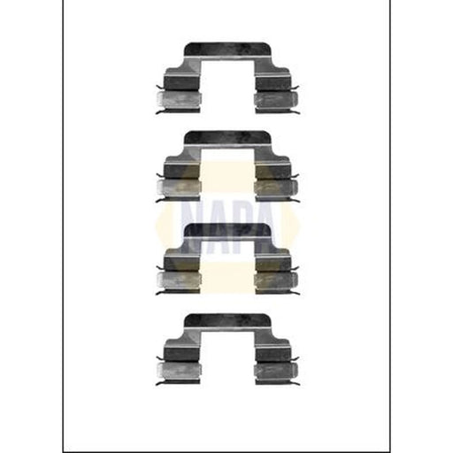 NAPA Brake Pad Accessory Fitting Kit Front fits Citroën C8 2002-2009 2.0 2.2