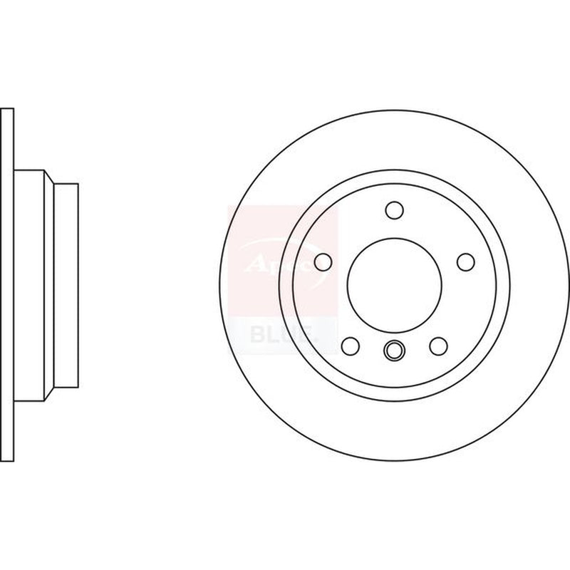 Apec Front Vented & Rear Vented Brake Discs & Pads fits BMW 3 1990-1999