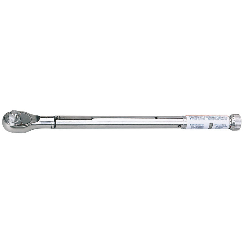 Draper Expert Precision Torque Wrench, 1/2" Sq. Dr., 30 - 100Nm 58138 Draper - Dynamic Drive