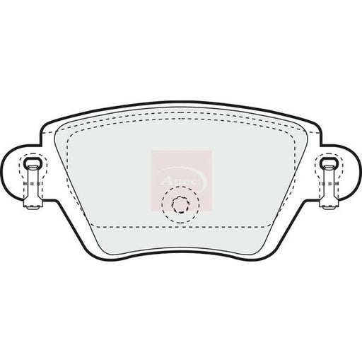 Apec Rear Brake Pad Set PAD1295