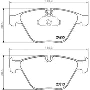 DON Front & Rear Pads fits BMW 3 2011-2018