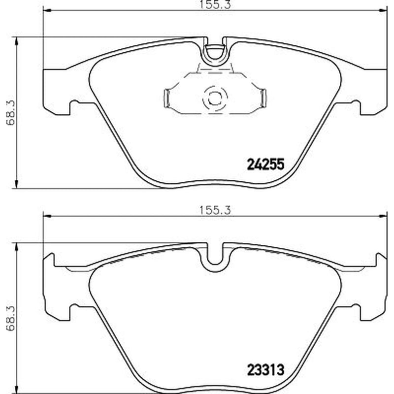 DON Front & Rear Pads fits BMW 3 2011-2018