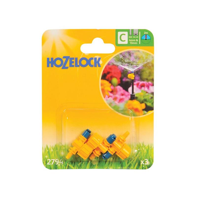 Hozelock 2794 Adjustable 180° Micro Spray Jet (Pack 3) Hozelock - NN4 Online
