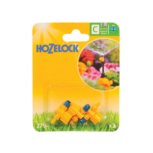 Hozelock 2794 Adjustable 180° Micro Spray Jet (Pack 3) Hozelock - NN4 Online