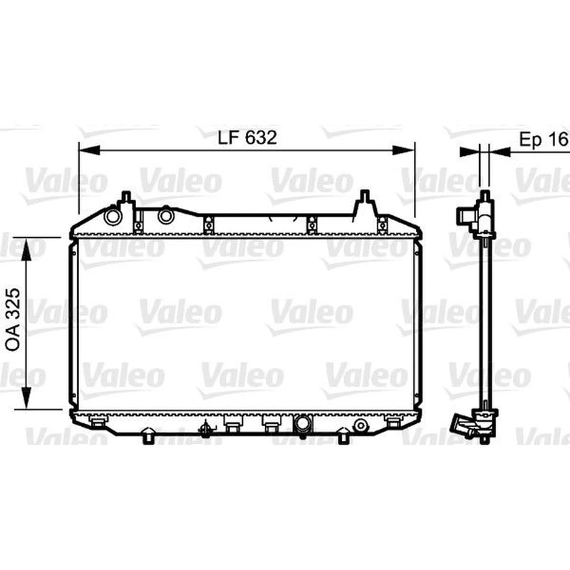 Valeo Engine Radiator 735241