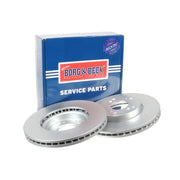 Borg & Beck Front & Rear Brake Discs & Pads fits Honda Civic X 2017-2022 1.0
