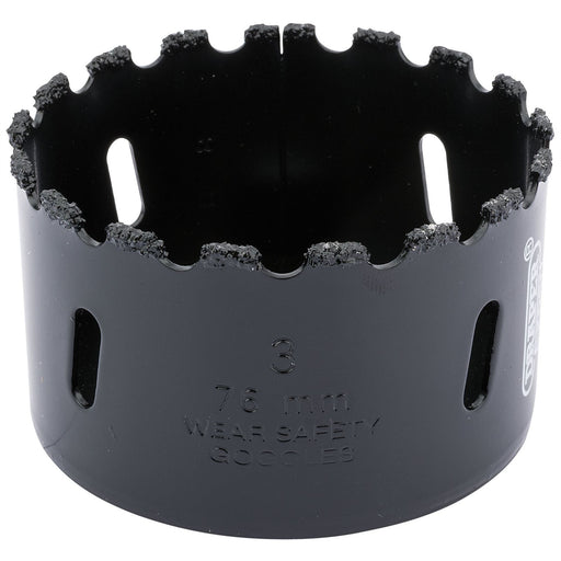 Draper Tungsten Carbide Grit Hole Saw, 76mm 34953 Draper - Dynamic Drive
