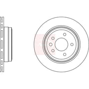 Apec 2 x Vented Rear Brake Discs DSK969-x2