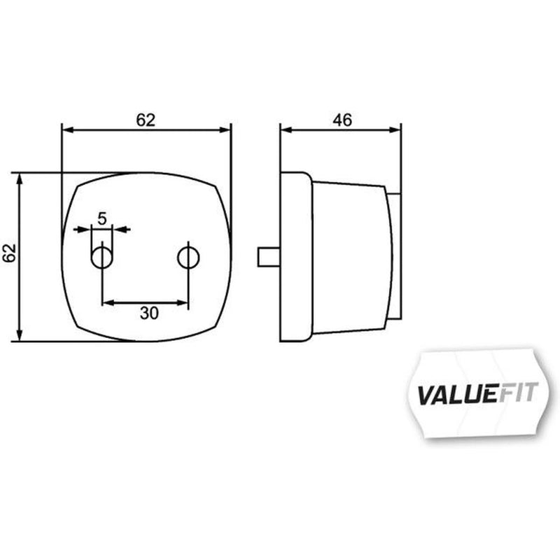 Hella Lamp Por 2PG Front 2PG 357 012-021 2PG 357 012-021