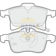 NAPA Front Brake Pad Set fits Opel Adam 2014-2019 1.4