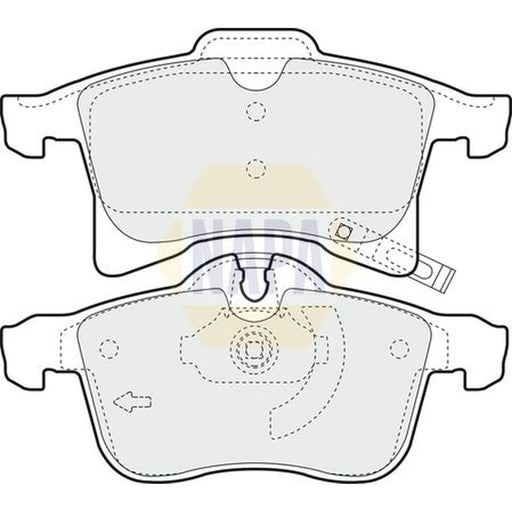 NAPA Front Brake Pad Set NBP1327