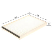 Bosch Cabin Air Filter (Pollen Filter)