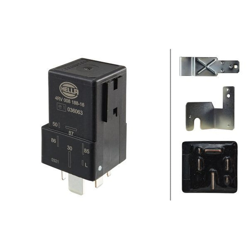 Hella Glow Plug Control Unit fits Ford Granada 1985-1992 2.5