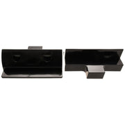 AG Pair of Black ABS Side Solar Support Mounts for Caravans & Motorhomes | Stur AG - Dynamic Drive