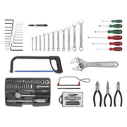 Sealey Topchest 6 Drawer with Ball-Bearing Slides Red/Grey & 98pc Tool Kit Sealey - Dynamic Drive