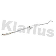 Klarius Box With Centre Pipe Centre fits Opel Corsa C 2000-2009 1.2 1.4