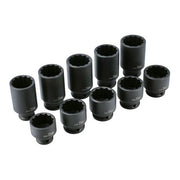 Laser Bi-Hex Impact Socket Set 1/2"D 10pc 8700 Laser - Dynamic Drive