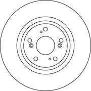 Abtex Front Brake Vented Discs & Pads fits Honda Cr-V IV 2012-2018 1.6 2.2