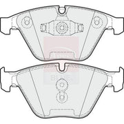Apec Front Vented & Rear Vented Brake Discs & Pads fits BMW 3 2004-2013