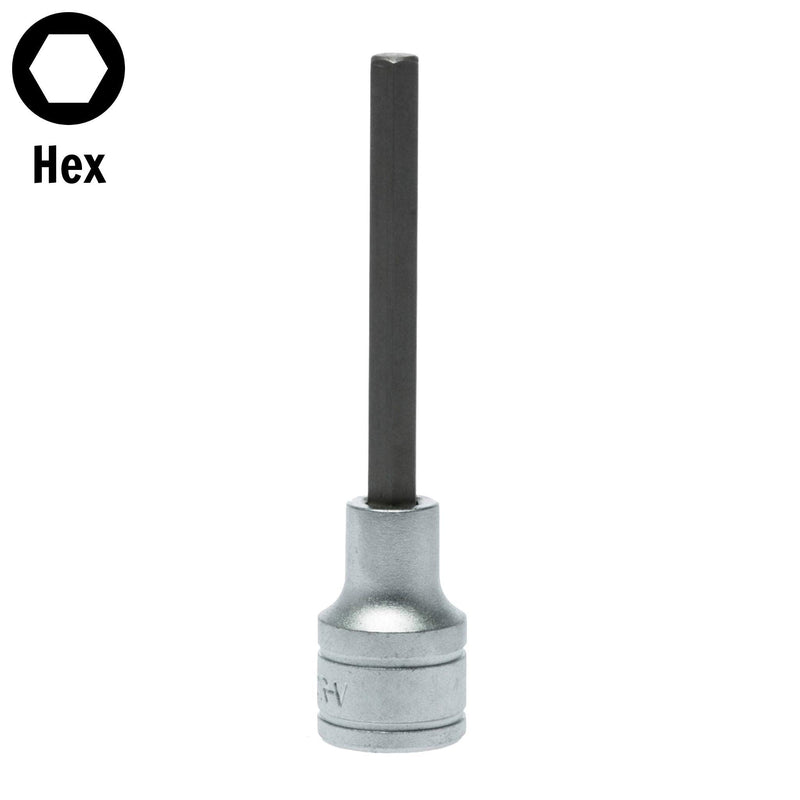 Teng Tools 1/2" Long Hex Bit Socket Metric 6mm Teng Tools - Dynamic Drive
