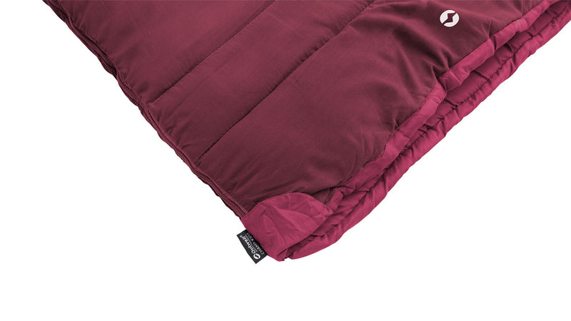 Outwell Champ Kids Deep Red Red Junior Sleeping Bag Outwell - Dynamic Drive
